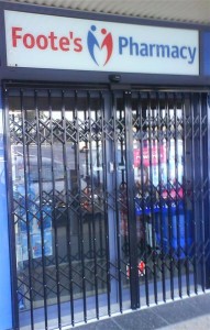 Trellidor-Retractable-Security-Trellis-Redbank-Pharmacy-Closed