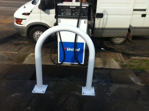 u-shaped-bollard-united-feul-service-station